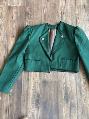 Ladies Green Army Jacket
